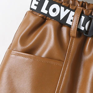 <span class=keywords><strong>Jupe</strong></span> en <span class=keywords><strong>cuir</strong></span> pour bébé fille de 2 à 7 ans, <span class=keywords><strong>jupe</strong></span> courte moulante en PU avec sac à main M3245 - Product Image 4