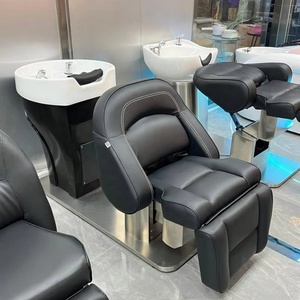 Chaise de massage thaïlandaise moderne pour salon de coiffure, lit de shampooing pour spa capillaire - Product Image 4