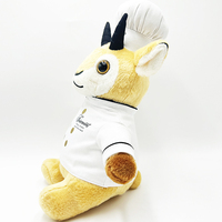 Mascotte personnalisée de cerf peluches peluches jouets de renne
