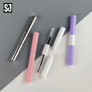 Sujiang - Envase Doble para Rímel y Delineador de Ojos, Transparente y Negro, 2 en 1, Tubo Personalizado para Brillo Labial con Pincel, 4 ml - Product Image 6