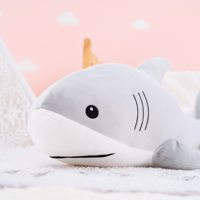 Greenmart Peluche tête de Shiba Inu mignonne, coussin décoratif personnalisé, coussin chat blanc, jouet en peluche cochon rose avec certification CE