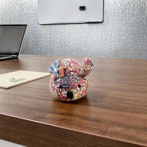 Jouet pour chat FEDERAL à imprimé floral - Jouet à mâcher en peluche douce avec herbe à chat pour chats d'intérieur et chatons, jeu interactif solo, soulagement du stress - Product Image 3