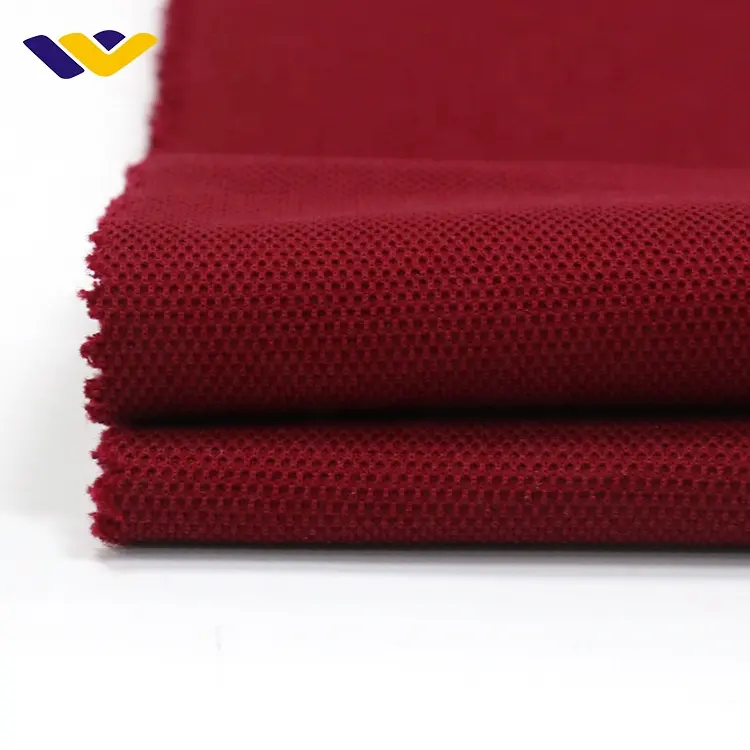 100% cotone polo piqué sport t-shirt elasticizzata tessuto jersey prezzo, 100% cotone pima double face interlock rib knit jersey fabric
