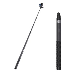 Compatible con Insta360 X5, <span class=keywords><strong>Palo</strong></span> Selfie Telescópico <span class=keywords><strong>Invisible</strong></span> de Fibra de Carbono de 1.2m para Accesorios DJI / <span class=keywords><strong>GoPro</strong></span> - Product Image 1