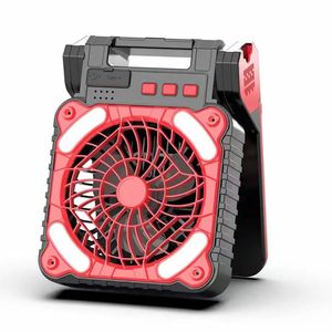 하이 퀄리티 다기능 태양 광 발전 캠핑 팬 충전식 책상 팬 태양 전지 패널과 태양 광 팬 - Product Image 2