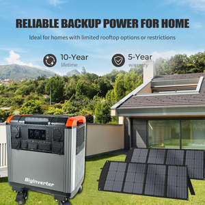 Estación de energía portátil BIGINVERTER de 5000W, 5376Wh, generador solar LiFePO4 con MPPT para camping al aire libre y respaldo doméstico. - Product Image 2