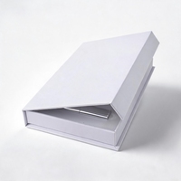 Boîte de rangement pour rouge à lèvres rigide, écologique, recyclable, avec couvercle magnétique, emballage de luxe, étui cosmétique vide, personnalisable