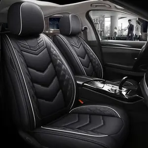 Funda Universal para Asiento de Coche de Cuero PU, Impermeable y Transpirable, Protector de Asientos para la Mayoría de los Coches, Interiores de Coche de Lujo de Alta Gama - Product Image 2