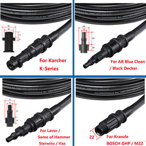 <span class=keywords><strong>Karcher</strong></span>/Lavor M22 AR Tuyau d'eau <span class=keywords><strong>haute</strong></span> <span class=keywords><strong>pression</strong></span> avec <span class=keywords><strong>buse</strong></span> pour lave-auto et nettoyage des égouts Marque <span class=keywords><strong>Nettoyeur</strong></span> à <span class=keywords><strong>pression</strong></span> - Product Image 2