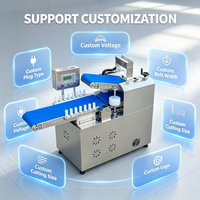 Máquina de Prensado de Masa de Acero Inoxidable con Autocirculación, Equipo Laminador de Masa para Taller de Dim Sum