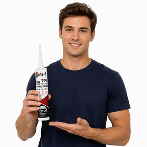 Scellant silicone neutre <span class=keywords><strong>Yaze</strong></span> 799 300 ml, anti-fongique, imperméable, scellant polymère MS pour cuisine, salle de bain, fenêtre, porte - Product Image 6