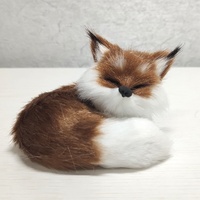 Cadeau de décoration de maison de fourrure de renard à neuf queues moderne de bonne qualité pour l'anniversaire