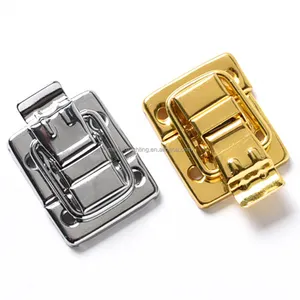 Hot Selling Aluminum Case Hasp Buckle Hardware Golden Toggle Latch For Chest Box Case Suitcase Tool Clasp Cabinet Fitting Lock