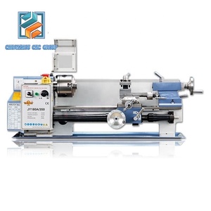 Tornio da banco orizzontale mini di alta precisione CJM180 per <span class=keywords><strong>tornitura</strong></span> metalli 380V/220V per uso in officina fai-da-te - Product Image 1