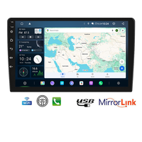 KZS T9 Radio Estéreo con Pantalla Táctil Android de 9/10 Pulgadas para Auto, Sistema de Navegación GPS, Sistema de Audio para Auto, Reproductor de DVD para Auto