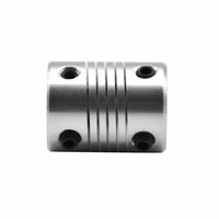 Kopling Encoder Paduan Aluminium CNC Buatan Pabrik di Cina, Fleksibel untuk Printer 3D DIY dan Motor Stepper