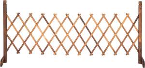 Valla de Madera Telescópica para Jardín Exterior, de Madera Maciza, Personalizable, Anticorrosiva - Product Image 4