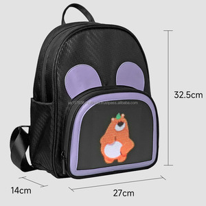 Sac à dos LED pixel mignon et amusant, étanche pour l'extérieur, sac à dos étudiant avec écran Bluetooth modifiable via APP, multifonctionnel 5V - Product Image 6