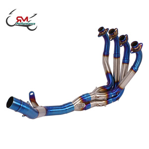 Ligne d'échappement complète avec collecteur avant, silencieux et collecteur avant, modifié, pour <span class=keywords><strong>Kawasaki</strong></span> Z900, (non compatible avec Z900e, z900 A2), 2017, 2018, 2019, <span class=keywords><strong>2020</strong></span> - Product Image 5