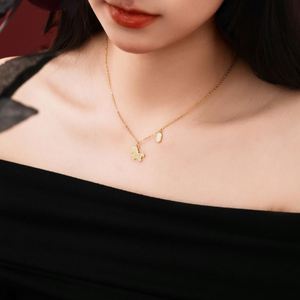 Collier pendentif cheval du zodiaque en argent sterling 925 avec zircone 5A, design mignon et délicat, bijoux fins Dylam pour femmes - Product Image 5