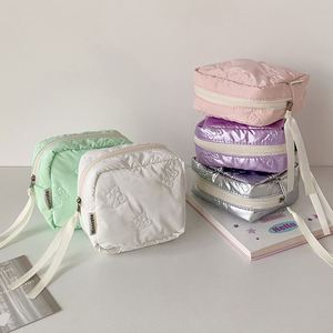 Exchange Gifts Luxury Bow Fashion Coin <b>Purse</b> With Zipper Keychain Women Mini Plush Wallet for Woman - Product Image 3