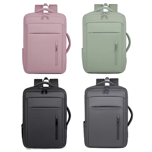 Высококачественный женский модный рюкзак из ПУ с несколькими карманами, водонепроницаемый, с USB-портом, для повседневного использования и отдыха, в стиле макарон, разноцветный - Product Image 2