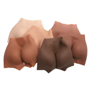 Gran oferta glúteos falsos y caderas entrepierna abierta África mujeres silicona suave nalgas Bum fesse mejora bragas acolchadas para mujer