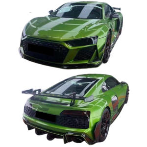 Para Audi R8 Body Kit Rwd Style Dry Carbon Fiber Front Lip Skirt Difusor trasero Spoiler Espejo Piezas de coche - Product Image 1
