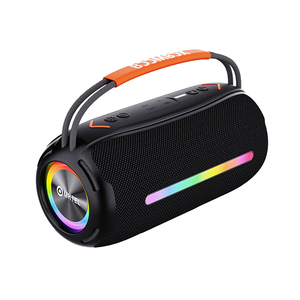 MKTEL BOOMS360 BTV5.3 6965E ABS + Spray Painting + Fabric Mesh + Silicone 2400mAh about 5 hours BT TF USB <b>AUX</b> FM TWS RGB Speaker - Product Image 1