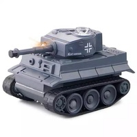Nuevo Tanque de Batalla RC de Simulación con Control Remoto Mini 777-585 de 2.4GHz 1/64 para Niños, Juguetes de Pasatiempo
