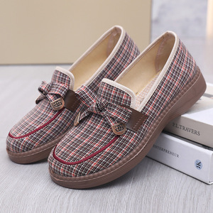 Version coréenne pour femmes baskets décontractées automne plat décontracté étudiant chaussures léger sans lacet baskets à la mode pour les femmes - Product Image 1