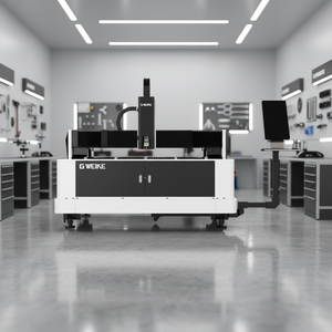 Machine de découpe numérique de métaux de type portique LF3015LN II 1500W 3000W 6000W, laser fibre CNC 1500x3000mm pour acier, servomoteur Inovance - Product Image 1
