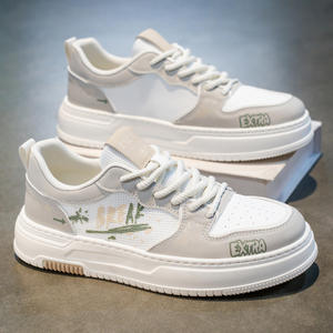 Zapatillas de Skateboard de Cuero de Moda 2026 para Hombre, Zapatillas Deportivas Casuales Planas con Cordones, Zapatillas de Estilo Casual para Caminar para Mujer - Product Image 1