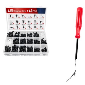 Chirun Auto Parts Car <b>Clips</b> 415Pcs Door Panel Mudguard Bumper Cover Repair Replacement Fasteners Universal Fit - Product Image 2