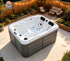 <span class=keywords><strong>Jacuzzi</strong></span> de Hidromasaje para Exteriores, Bañera de Hidromasaje, en Oferta, <span class=keywords><strong>Precio</strong></span> Económico, Lujoso, Sensual, con Sistema Balboa - Product Image 1