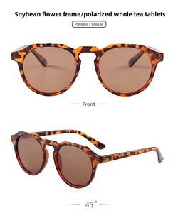 Lunettes de soleil pour femmes et hommes, nouvelle mode transfrontalière, légères, UV400, monture intégrale, style <span class=keywords><strong>chat</strong></span>, cadre noir, logo personnalisé - Product Image 6