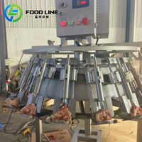 Machine de désossage de volaille pour la production de cuisses désossées, protection de l'intégrité de la viande, machine de désossage de cuisses de poulet