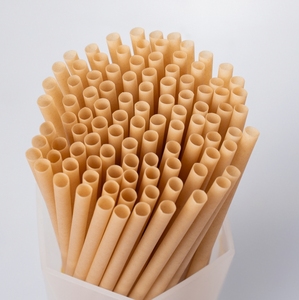 Custom Disposable Sugarcane Bagasse <b>Straws</b> Biodegradable <b>Drinking</b> Cocktail <b>Straws</b> Single Packed PLA Coffee Juice Tea <b>Straws</b> - Product Image 1