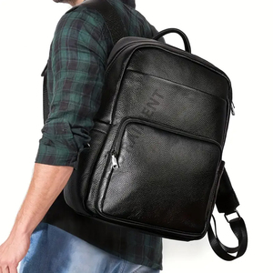 กระเป๋าเป้สะพายหลังหนังแท้จากบังคลาเทศกระเป๋าธุรกิจกระเป๋านักเรียนแฟชั่น - Product Image 4