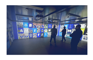 Màn hình Laser ngón tay cảm ứng tường/Chiếu sàn đa phương tiện trải nghiệm nhập vai 360 độ bản đồ tương tác nhập vai - Product Image 2