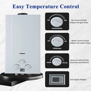 <span class=keywords><strong>Calentador</strong></span> <span class=keywords><strong>de</strong></span> Agua Instantáneo <span class=keywords><strong>de</strong></span> Alta Calidad con Pantalla LCD Blanca, <span class=keywords><strong>de</strong></span> 10-16 <span class=keywords><strong>Litros</strong></span>, <span class=keywords><strong>Calentador</strong></span> <span class=keywords><strong>de</strong></span> Agua a Gas Propano para Uso Doméstico en Exteriores - Product Image 4