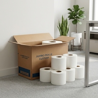 Papier toilette ultra-jumbo pour salle de bain, vente en gros d'usine, doux, sans poussière, écologique
