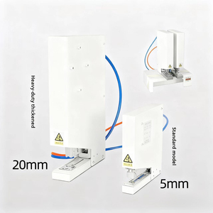 Engrapadora Eléctrica Metálica de Alta Resistencia con Múltiples Cabezales y Grapas de 20 mm de Grosor, Máquina Encuadernadora para Tarjetas, Cuero y <span class=keywords><strong>Madera</strong></span> - Product Image 3