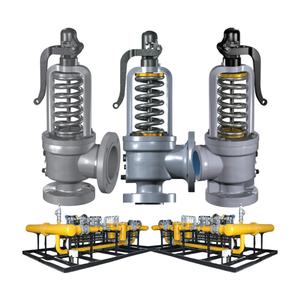 Vannes de sécurité pneumatiques haute pression série 1511/1811 consolidées 1/2 3/4 bride APS vapeur pour chaudières à vapeur - Product Image 1