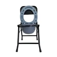 Manual Medical Adjustable Portable Bedside Fold Transport Toilet Antique Compact Commode Wheel Chair Seat for Elderly