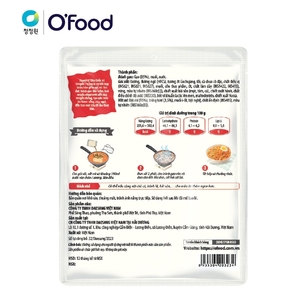 Combinaison parfaite de ramen et de galettes de riz, bol de nouilles épicées instantanées O'food Rapokki coréen saveur traditionnelle 146g - Product Image 5