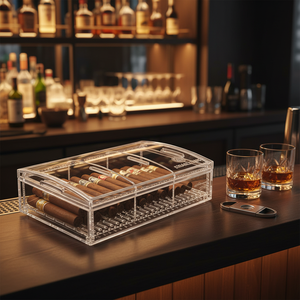 Caja <span class=keywords><strong>de</strong></span> Exhibición Acrílica Transparente <span class=keywords><strong>de</strong></span> Primera Calidad, Estuche <span class=keywords><strong>de</strong></span> Almacenamiento a Prueba <span class=keywords><strong>de</strong></span> Polvo con Tapa Transparente para Exhibición <span class=keywords><strong>de</strong></span> Coleccionables y Figuras - Product Image 2