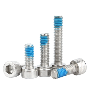 M 8X16Mm Zwart Verzinkte Nylock Bout Din912 Koolstofstaal Zeshoekige Dopkop Met Rechte Draad Tand Nylon Patch Schroef - Product Image 5