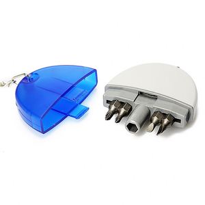 <b>Promotional</b> 4 in 1 House Shape <b>Tool</b> Kit Keychain Mini Screwdriver Kit - Product Image 3