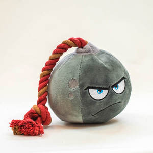 New Design Bomb <strong>Shape</strong> Soft Dental Cleaning Rope Plush <strong>Toy</strong> Interactive <strong>Dog</strong> <strong>Toys</strong> <strong>Dog</strong> Treat <strong>Toys</strong> - Product Image 1